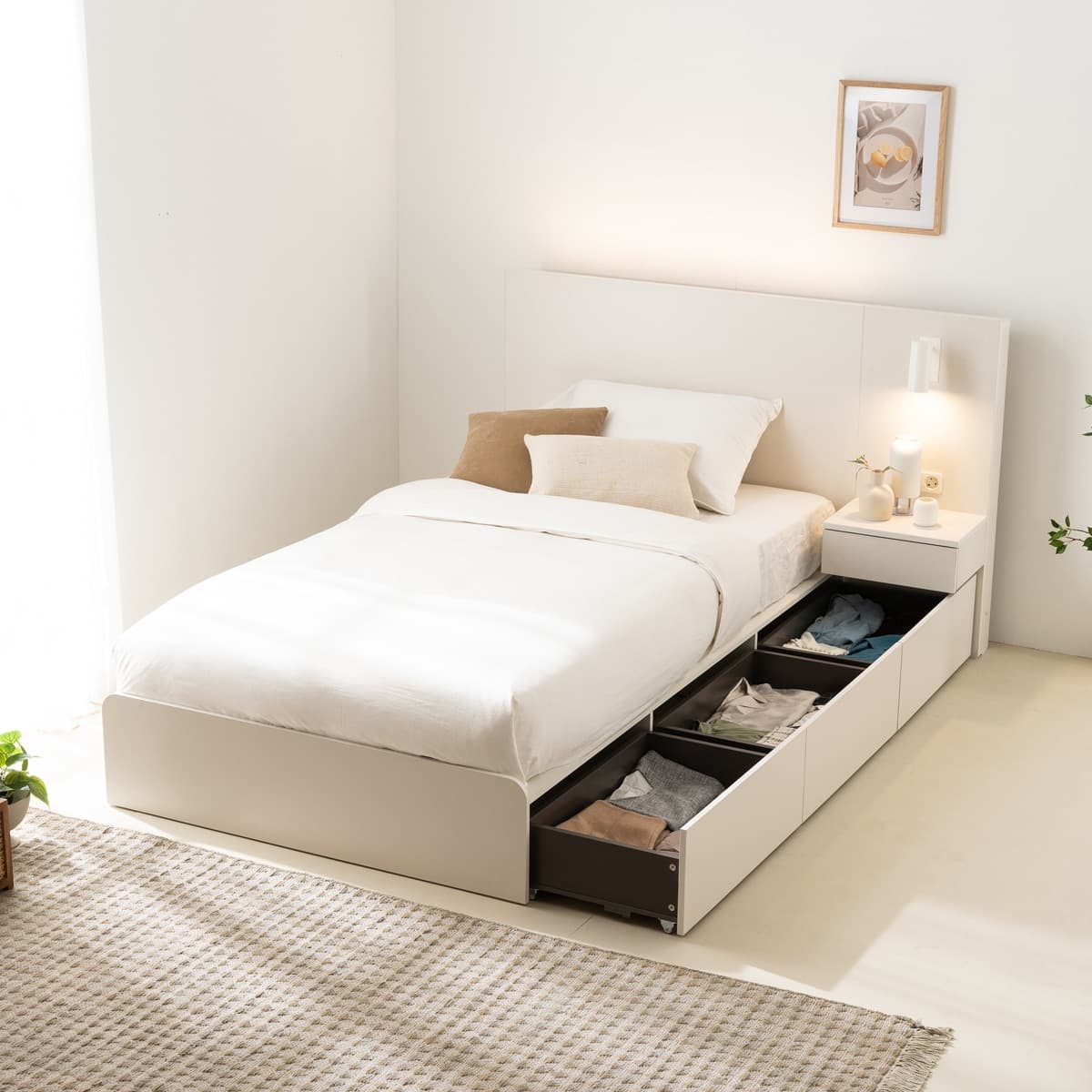 피아프 LED 조명 호텔침대 수납형 SS/Q 가격 추적 리바트 피아프 LED 조명 호텔침대 수납형 SS/Q - 최저가 462,000원 (38% 할인)