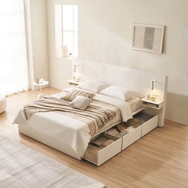 델루나 LED 프라임 수납 서랍 호텔 침대프레임 (매트선택) SS/Q/LK 가격 추적 삼익가구 델루나 LED 프라임 수납 서랍 호텔 침대프레임 (매트선택) SS/Q/LK - 최저가 359,000원 (27% 할인)