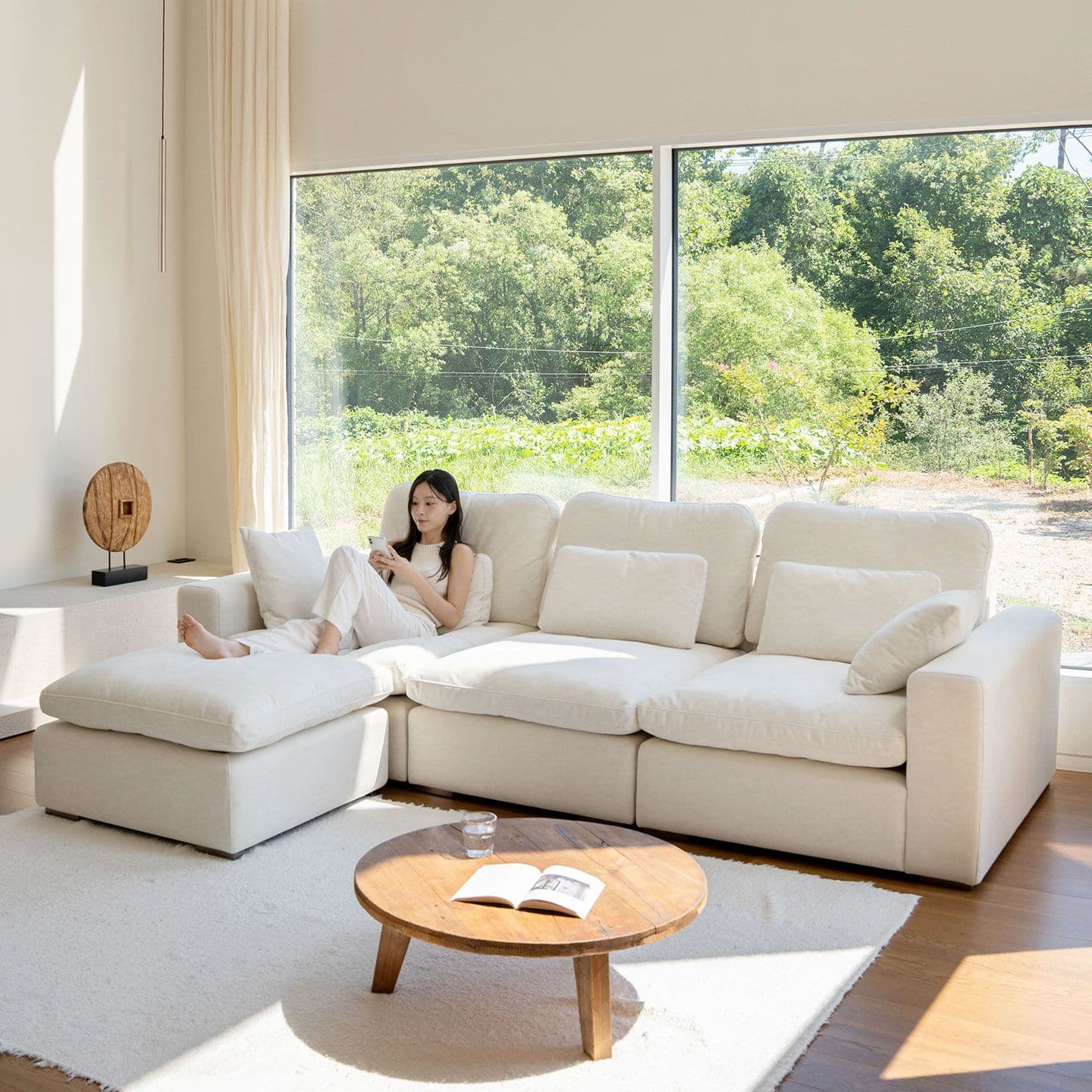 마일드 구스 스윙 갤럭시 패브릭 4인용 모듈 소파 가격 추적 데일리리빙 마일드 구스 스윙 갤럭시 패브릭 4인용 모듈 소파 - 최저가 549,000원 (50% 할인)